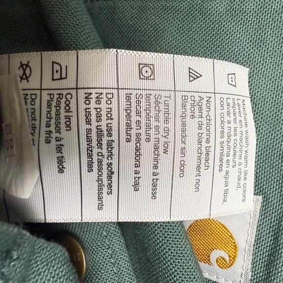 Carhartt Rugged Flex Women's Duck Canvas Overshirt Size XL NWT Green, OUtdoors - Picture 12 of 13